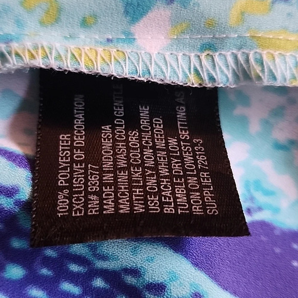 Worthington Sleeveless Snakeskin Blouse Concealed Buttons Sz L - Picture 10 of 10